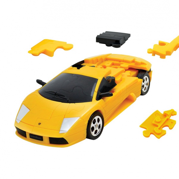 Lamborghini - 3D puzzle - Žltá farba